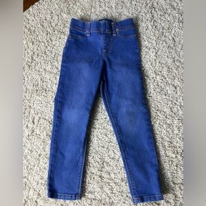 Girls 5T Blue Denim Skinny Pull-On Jeans